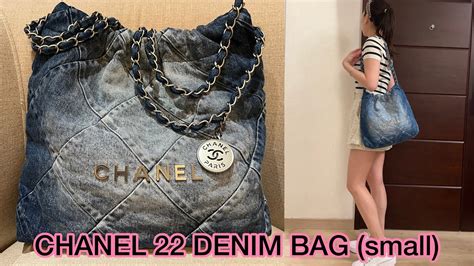 chanel mini 22 denim|Chanel mini bag.